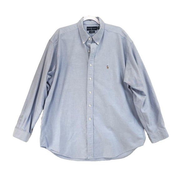 Lauren Ralph Lauren Other - Ralph Lauren Blake Button Up Oxford Shirt Lt Blue Flesh Pony Old Money Business